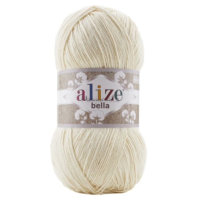 Włóczka Bella 01 kremowy 100 g