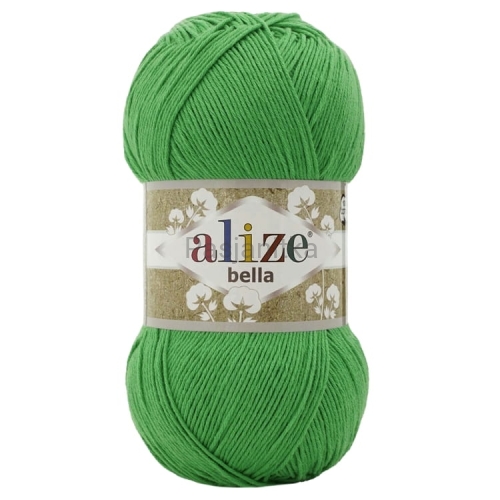 Włóczka Bella 455 zielony 100 g