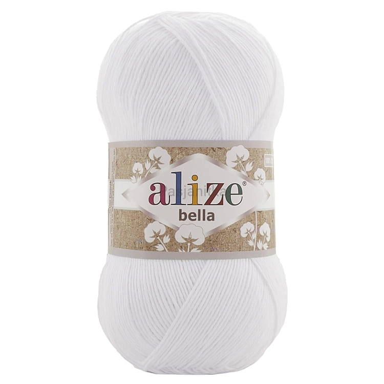 Włóczka Bella 55 biały 100 g