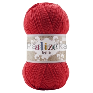 Włóczka Bella 56 czerwony 100 g