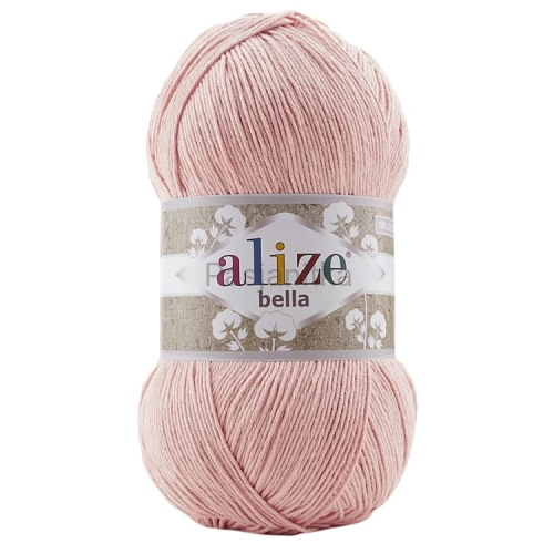 Włóczka Bella 613 pudrowy róż 100 g