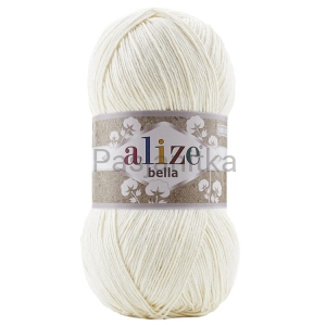 Włóczka Bella 62 jasny krem 100 g