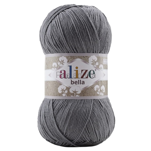 Włóczka Bella 87 szary 100 g