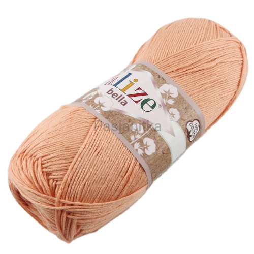 Włóczka Bella 635 brzoskwinia 100 g