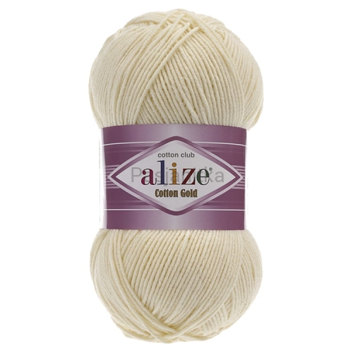Włóczka Cotton Gold 01 kremowy
