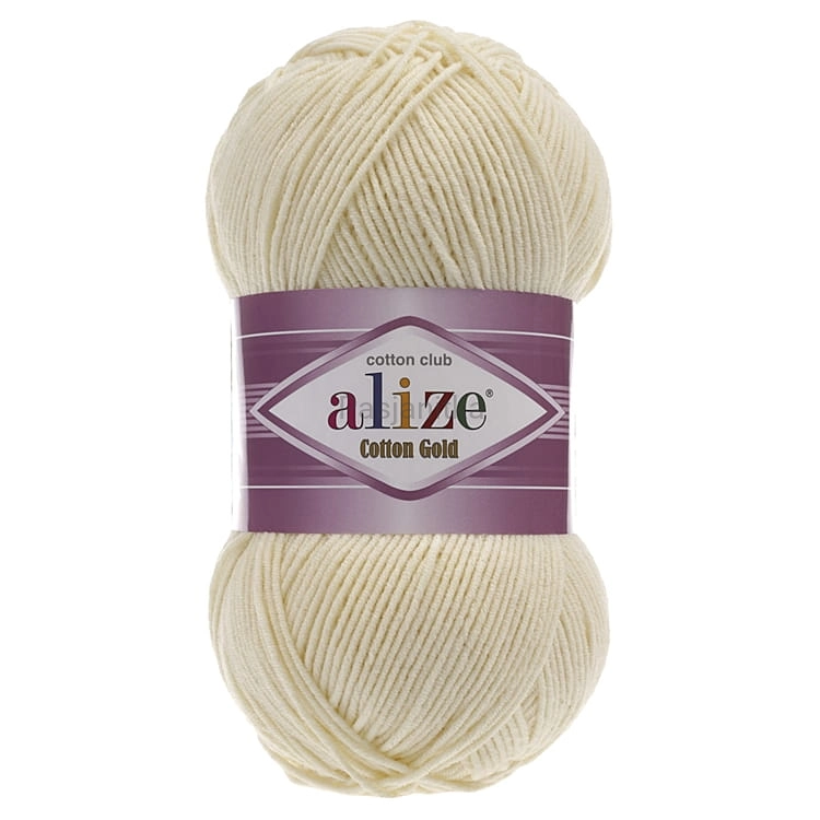 Włóczka Cotton Gold 01 kremowy