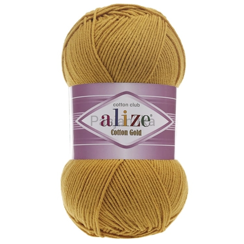 Włóczka Cotton Gold 02 musztarda