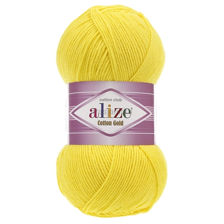 Włóczka Cotton Gold 110 cytryna