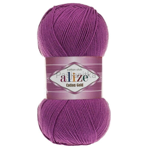 Włóczka Cotton Gold 122 śliwka