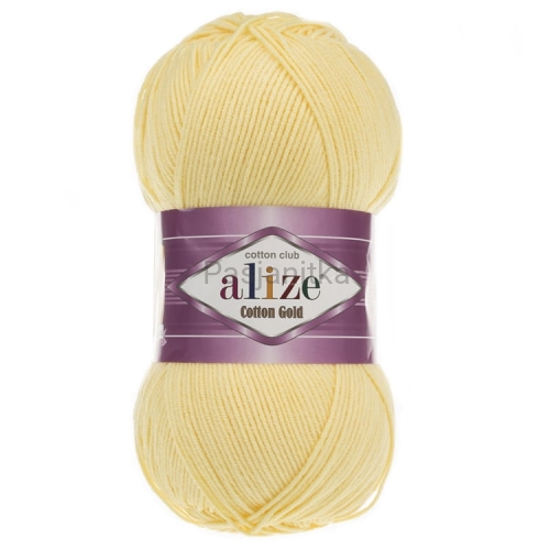 Włóczka Cotton Gold 187 jasny żółty