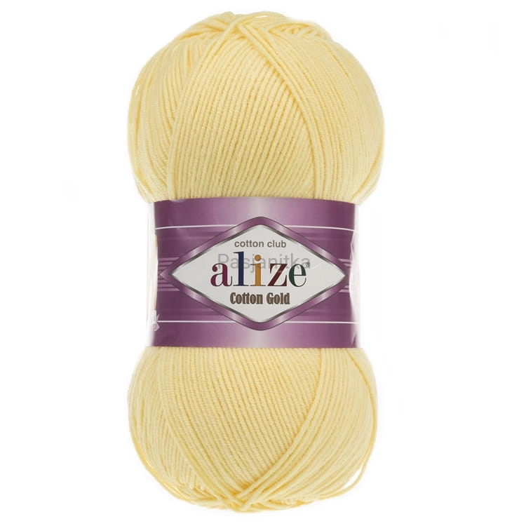 Włóczka Cotton Gold 187 jasny żółty