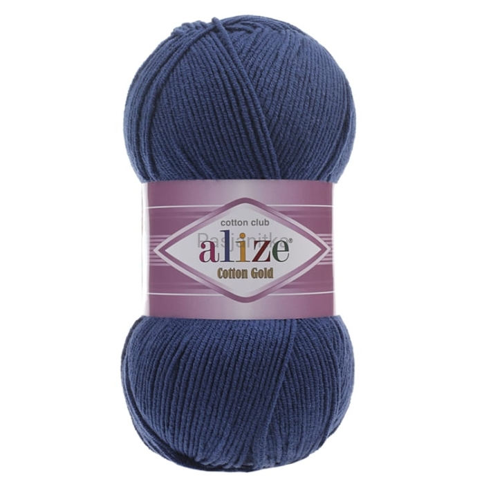 Włóczka Cotton Gold 279 ciemny niebieski