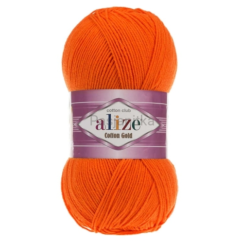 Włóczka Cotton Gold 37 pomarańcz