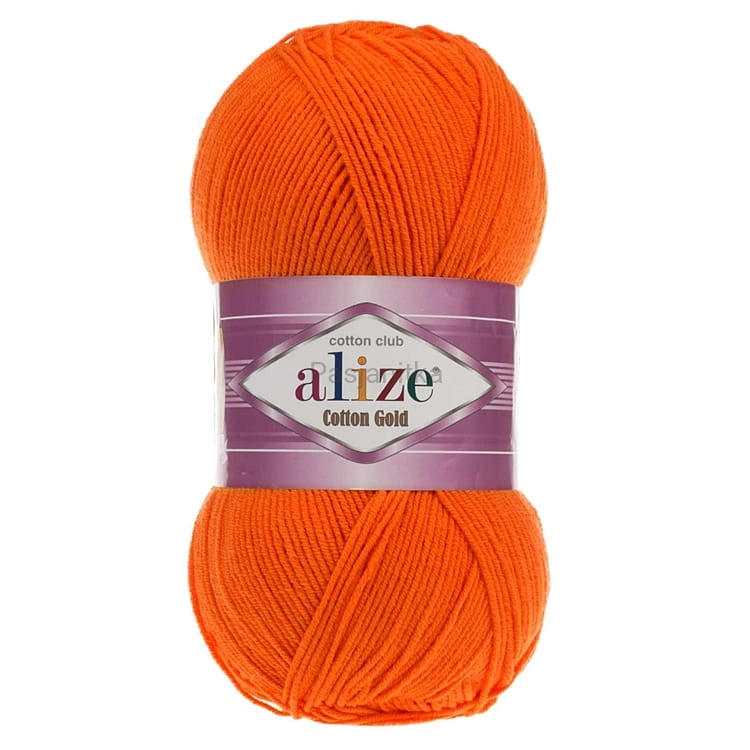 Włóczka Cotton Gold 37 pomarańcz
