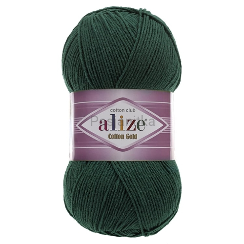 Włóczka Cotton Gold 426 butelkowa zieleń
