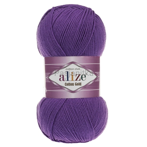 Włóczka Cotton Gold 44 fiolet