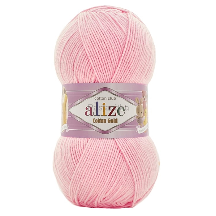Włóczka Cotton Gold 518 jasny róż