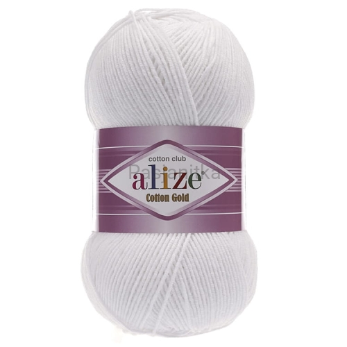 Włóczka Cotton Gold 55 biały