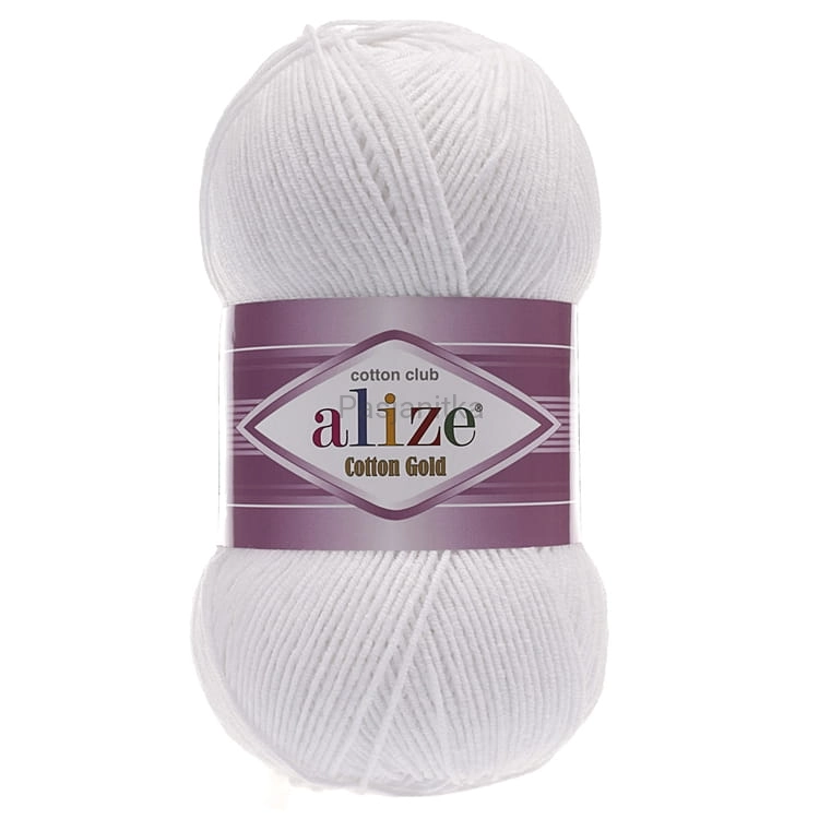 Włóczka Cotton Gold 55 biały