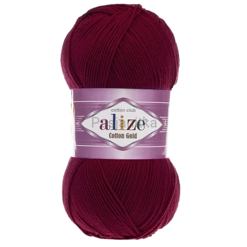 Włóczka Cotton Gold 57 bordo