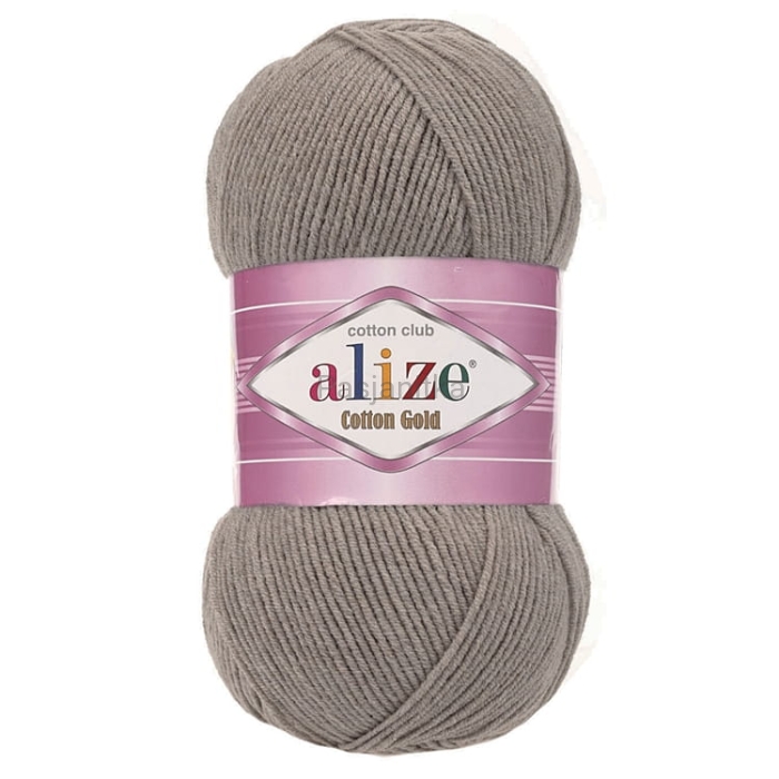 Włóczka Cotton Gold 827 szary beż