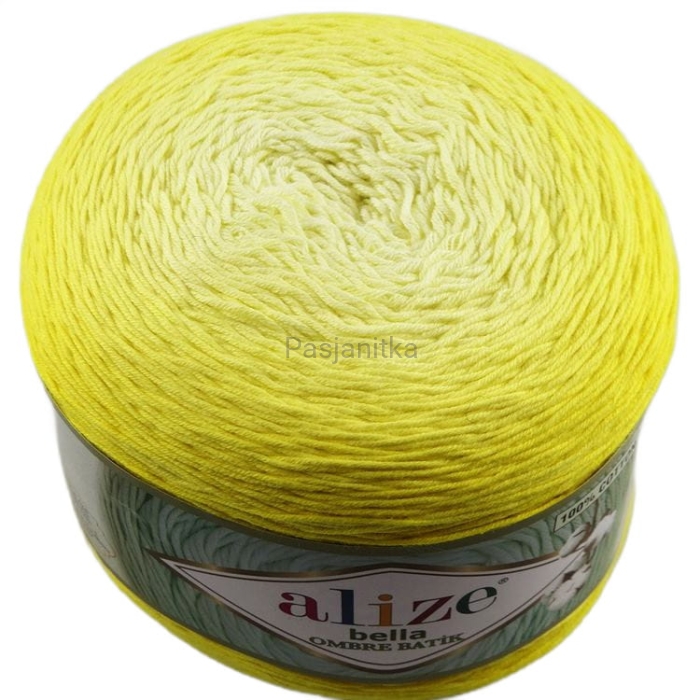 Włóczka Bella Ombre Batik 7414 żółty