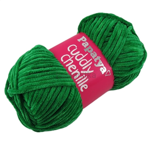 Włóczka Cuddly Chenille / 6810 zielony