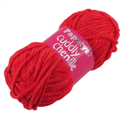 Włóczka Cuddly Chenille / 3075 czerwony