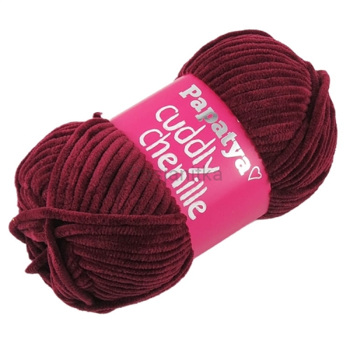 Włóczka Cuddly Chenille / 3230 bordo