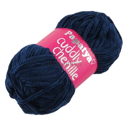 Włóczka Cuddly Chenille / 5280 granatowy