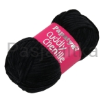 Włóczka Cuddly Chenille / 2000 czarny