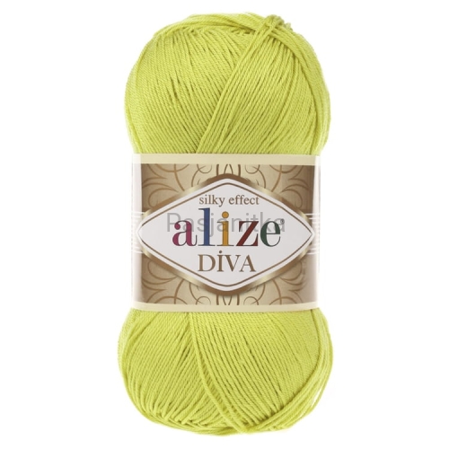 Włóczka Diva 109 limonka