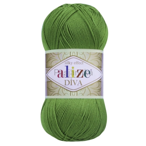Włóczka Diva 210 zielony
