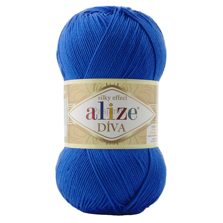 Włóczka Diva 132 szafir