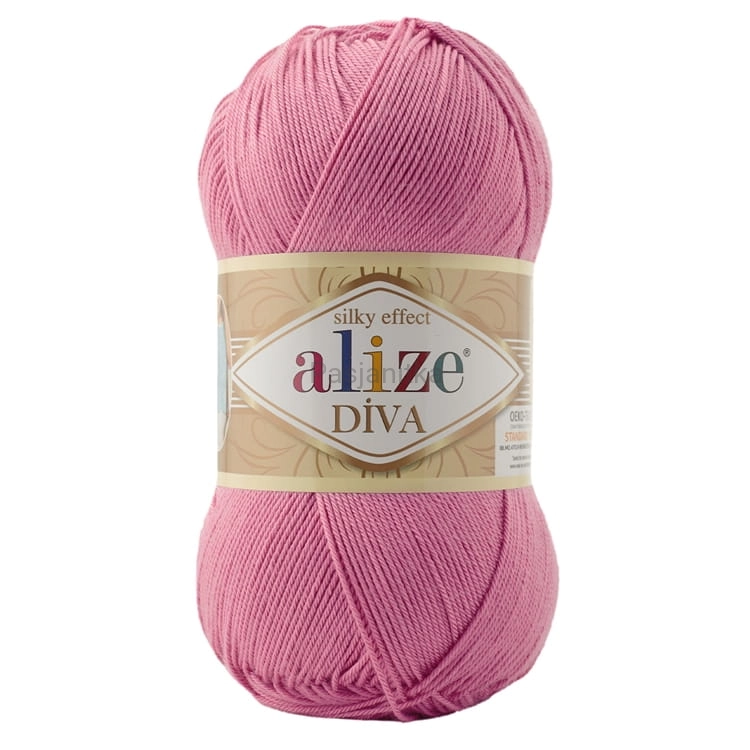 Włóczka Diva 178 ciemny róż