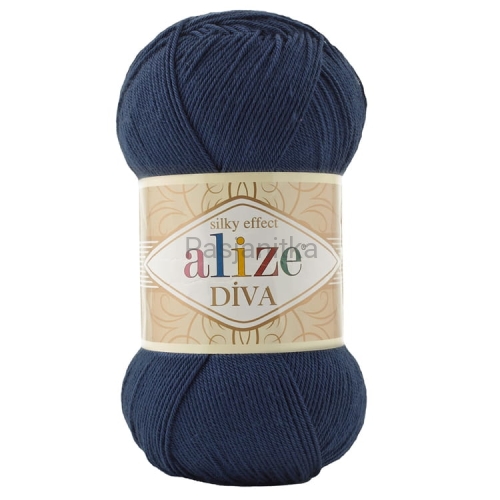 Włóczka Diva 361 granatowy