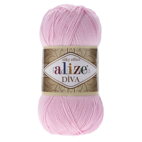 Włóczka Diva 185 cukierkowy róż