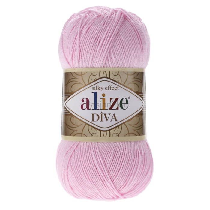 Włóczka Diva 185 cukierkowy róż