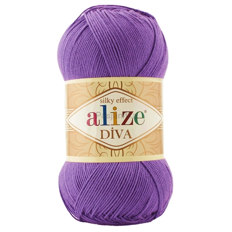 Włóczka Diva 622 fiolet
