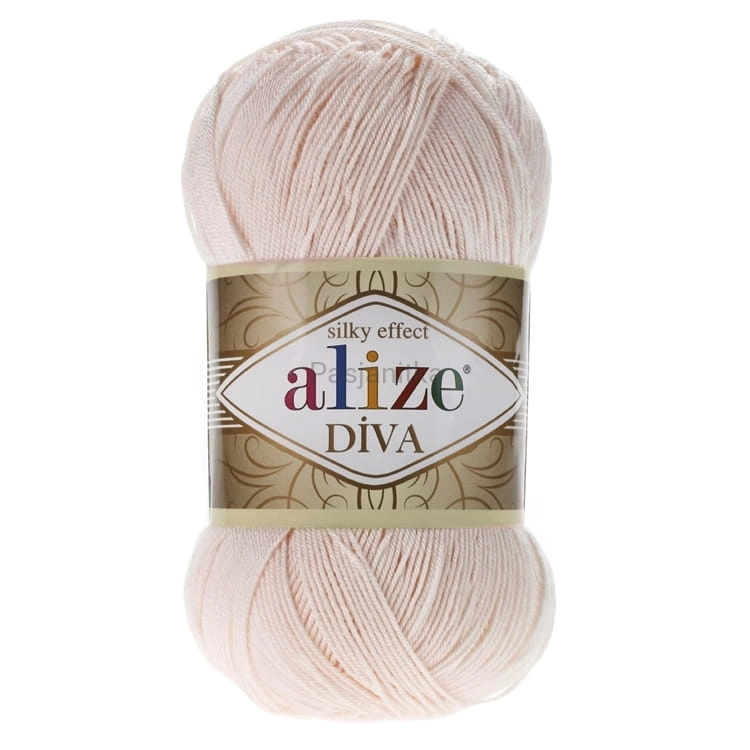 Włóczka Diva 382 pudrowy