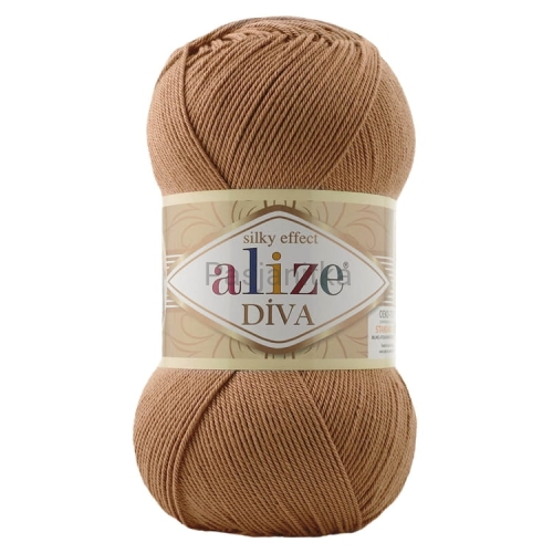 Włóczka Diva 261 jasny brąz