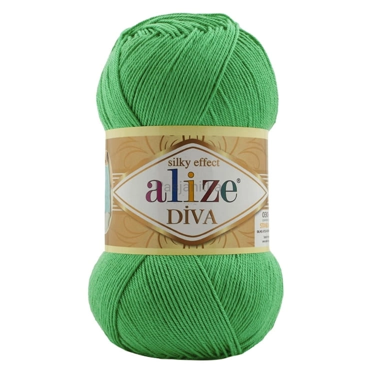 Włóczka Diva 778 zielony