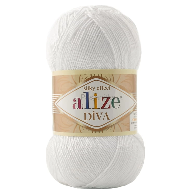 Włóczka Diva 55 biały