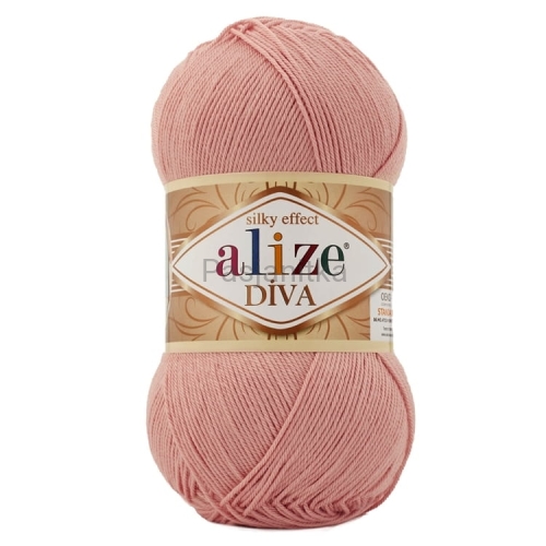 Włóczka Diva 363 pudrowy róż