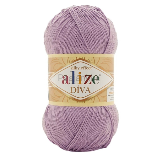 Włóczka Diva 505 jasny liliowy