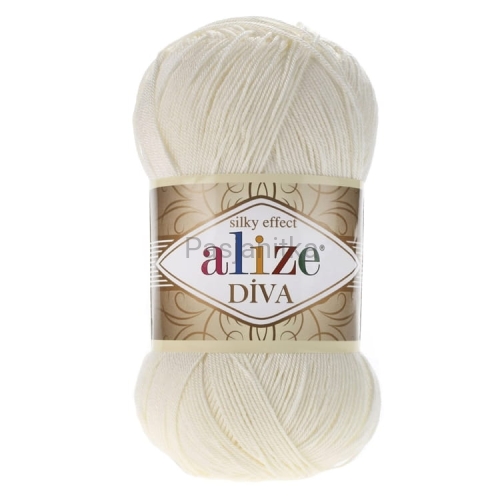 Włóczka Diva 62 jasny krem