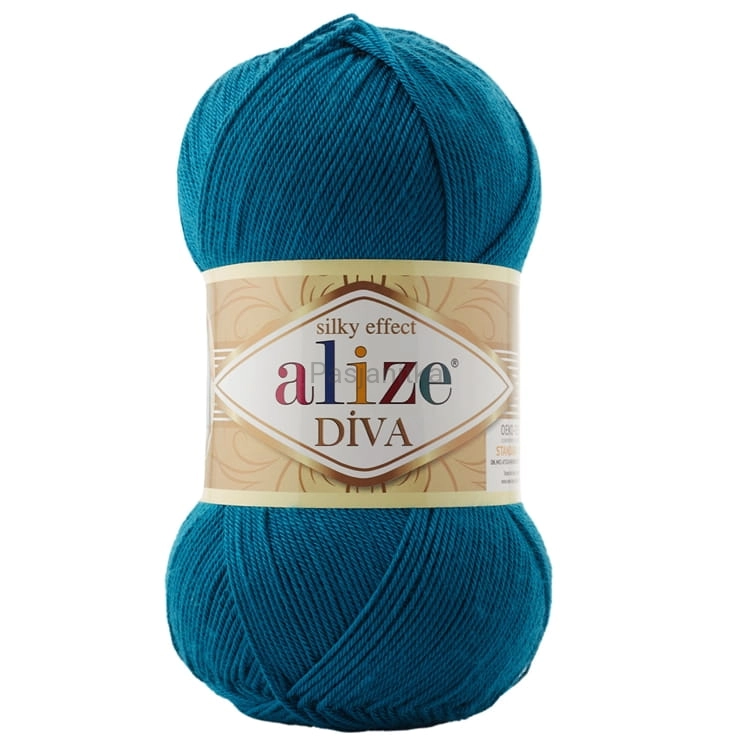 Włóczka Diva 646 ciemny szmaragd
