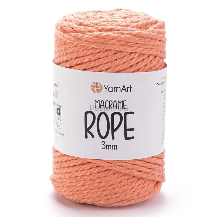Sznurek Macrame Rope 3 mm / 767 łosoś