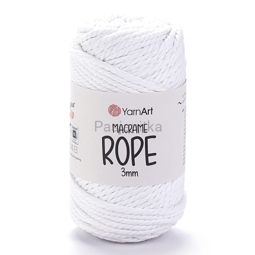Sznurek Macrame Rope 3 mm / 751 biały