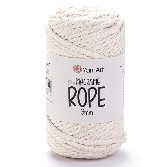 Sznurek Macrame Rope 3 mm / 752 ecru